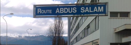 Rruga “Abdul Salam” në CERN, në Gjenevë