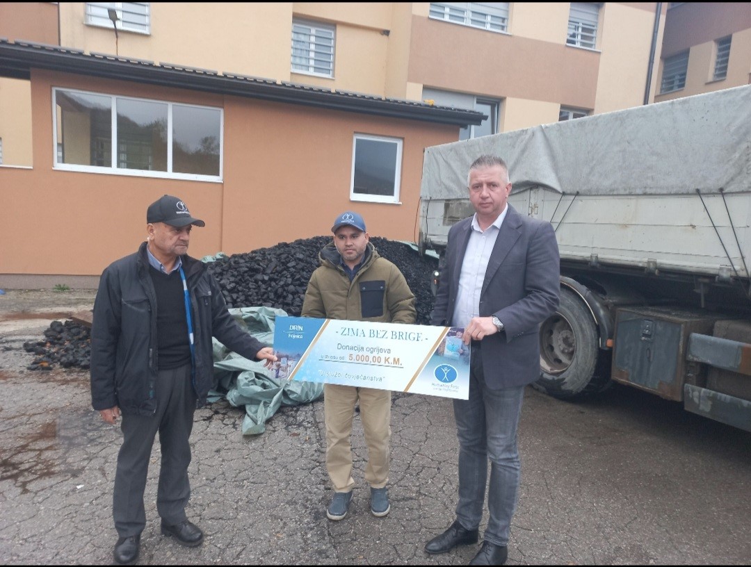 Donacija ogrijeva za Drin Fojnica