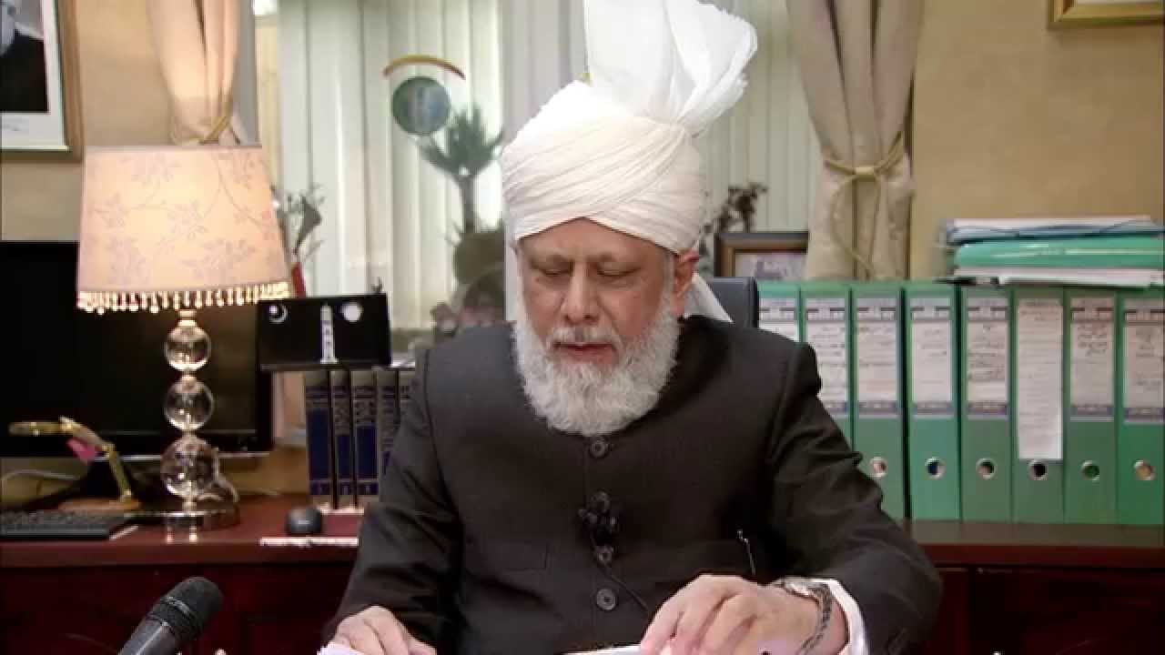 Hazrat Mirza Masroor Ahmad Delivers Arabic Address